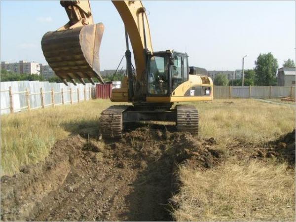 Аренда гусеничного экскаватора Caterpillar 330 в Шахтах с гидромолотом,   Шахты